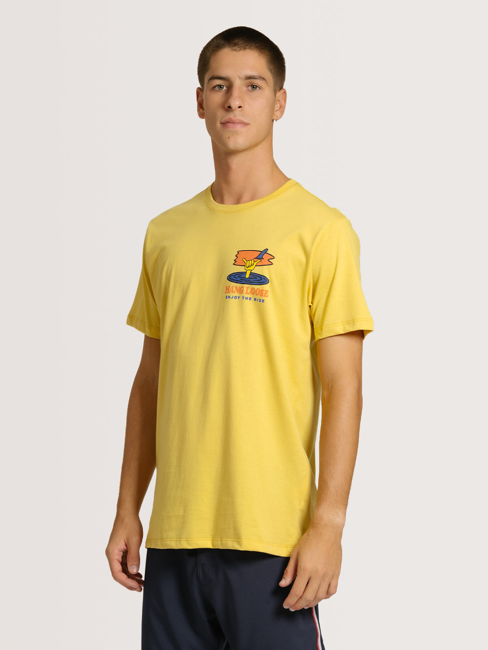Camiseta Hang Loose - The Ride - Amarelo