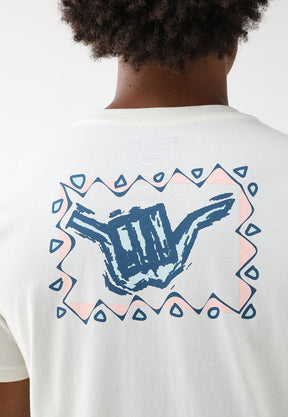 Camiseta Hang Loose - Wild Guys - Off White