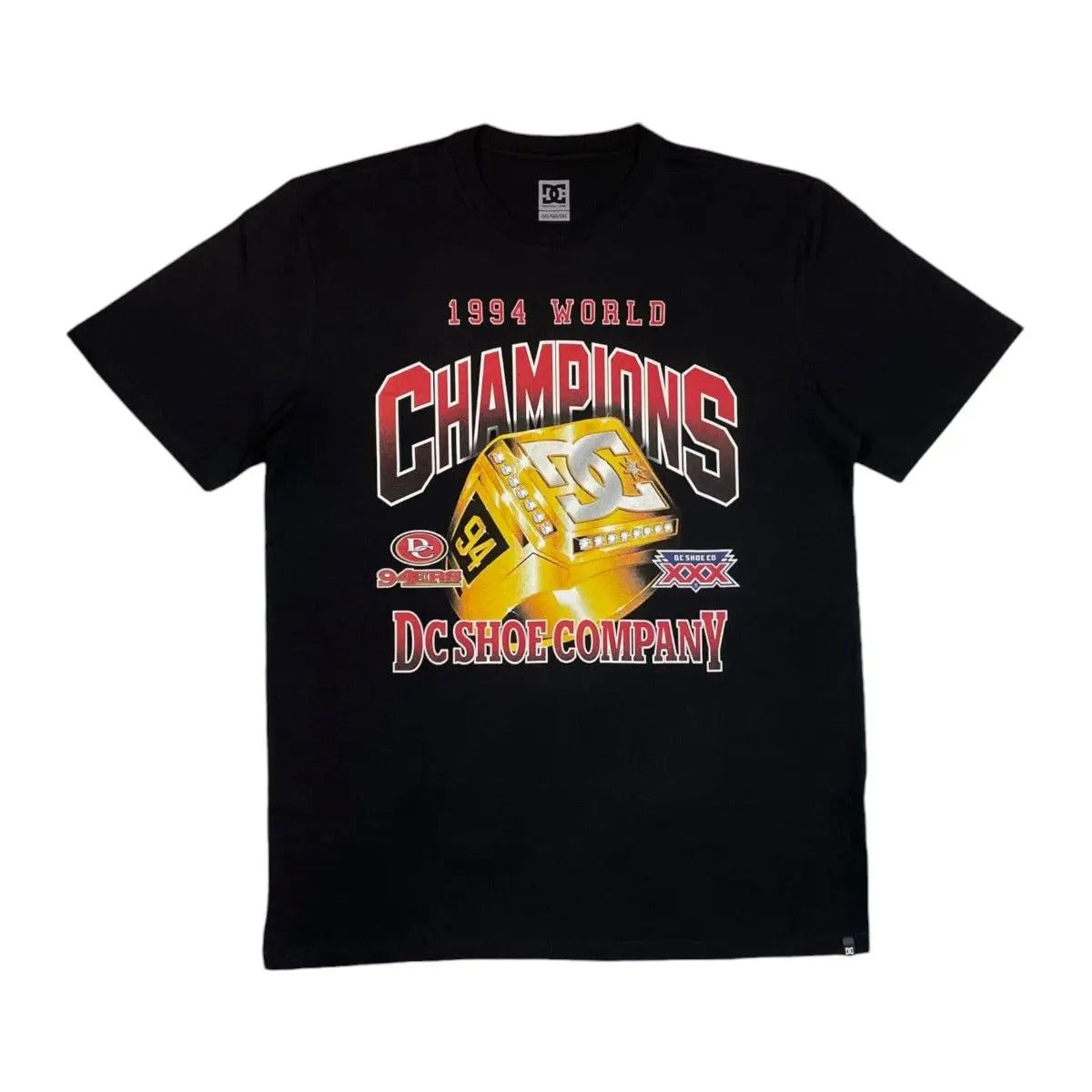 Camiseta DC Shoes - Champion Ring - Preto