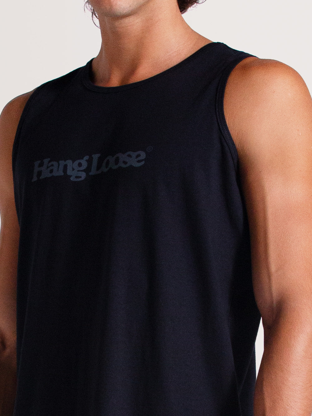 Regata Hang Loose - Typo - Preto