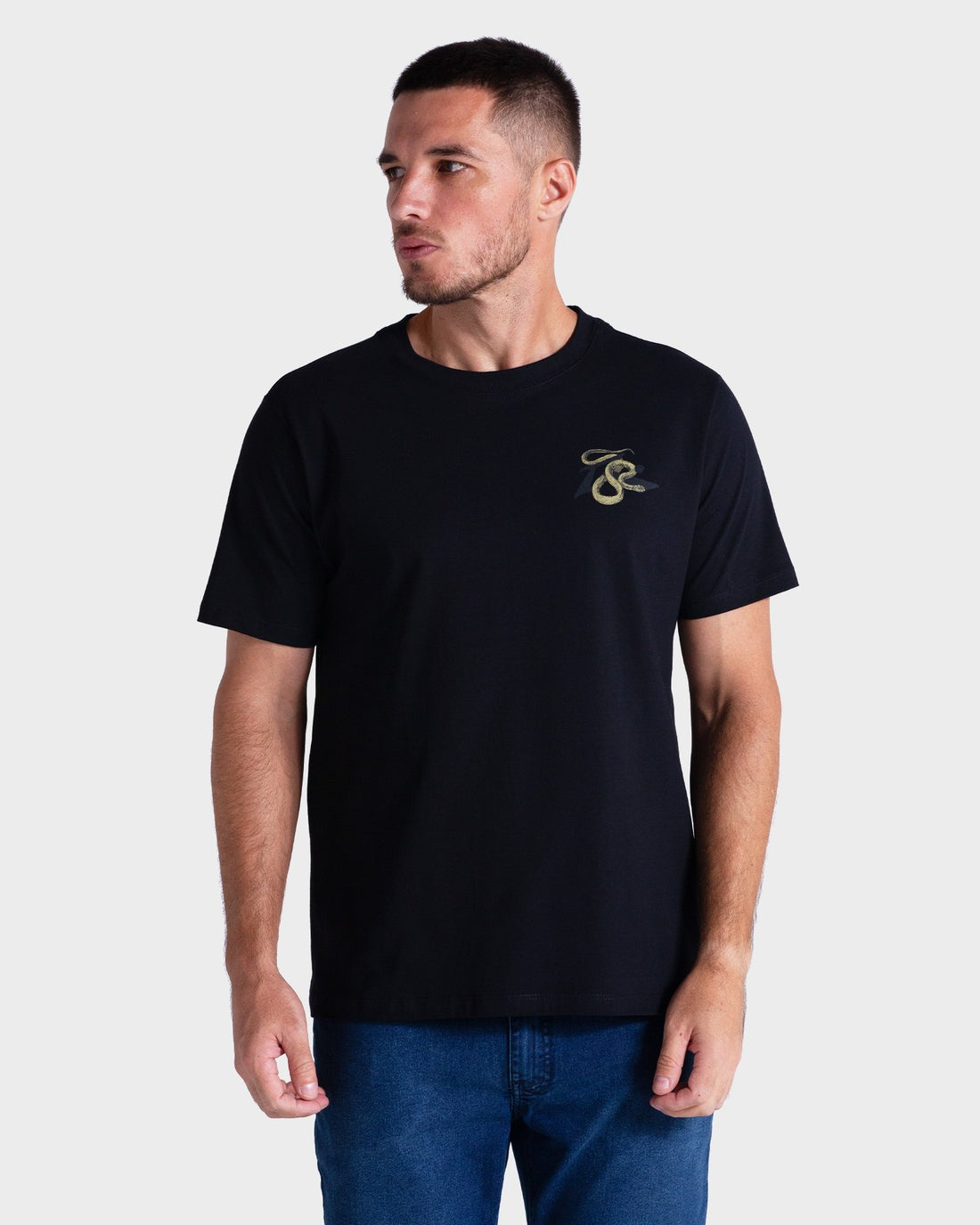 Camiseta Rusty - Snake - Preto