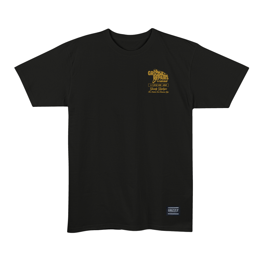 Camiseta Grizzly - Repairs Tee - Black