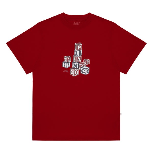 Camiseta Plano C - Cube Letters