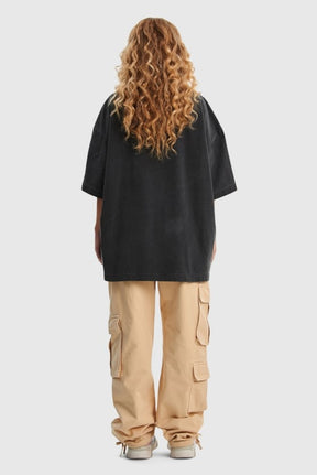 Camiseta BAW - Oversized Sunflowers - Preto Stoned