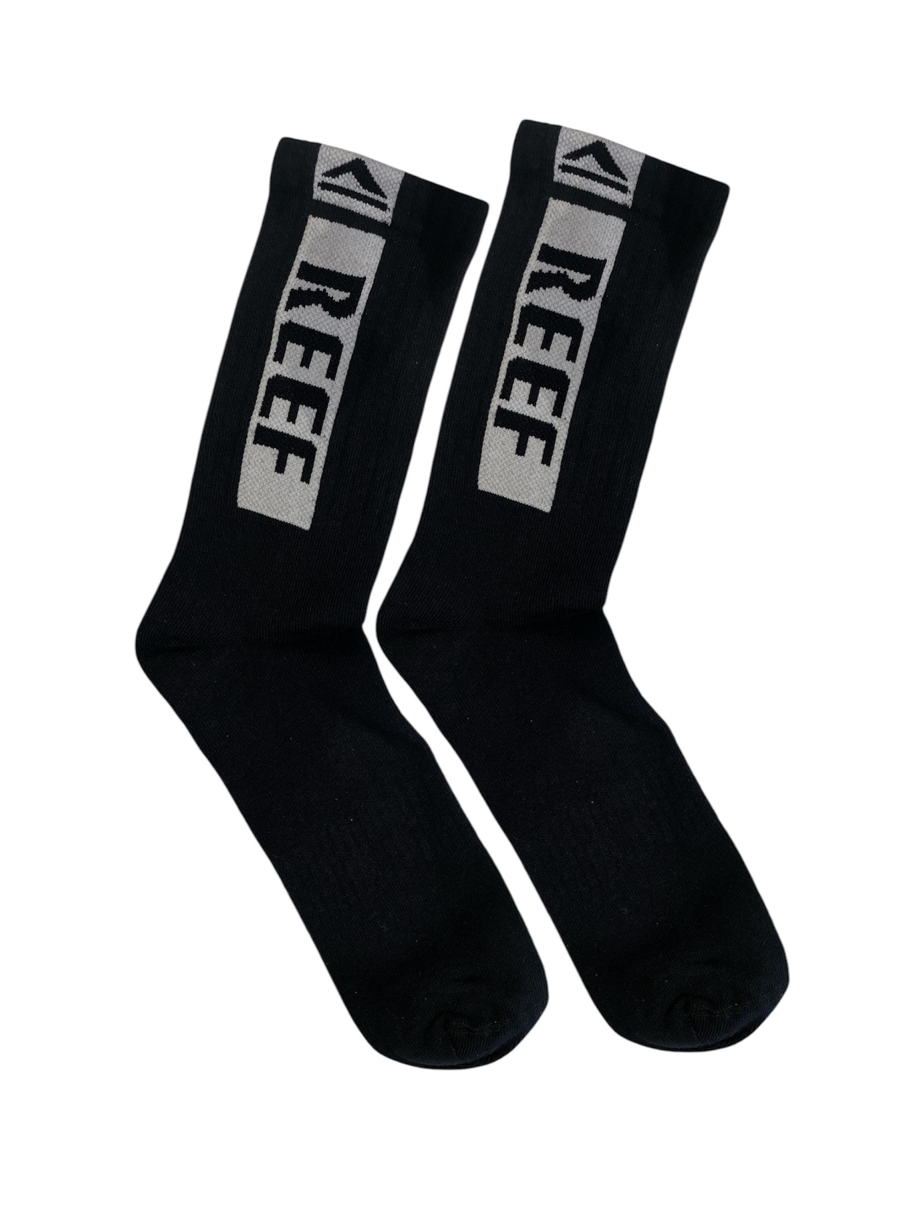 Meias Reef - Cano Longo Letreiro - Preto