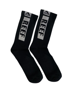 Meias Reef - Cano Longo Letreiro - Preto