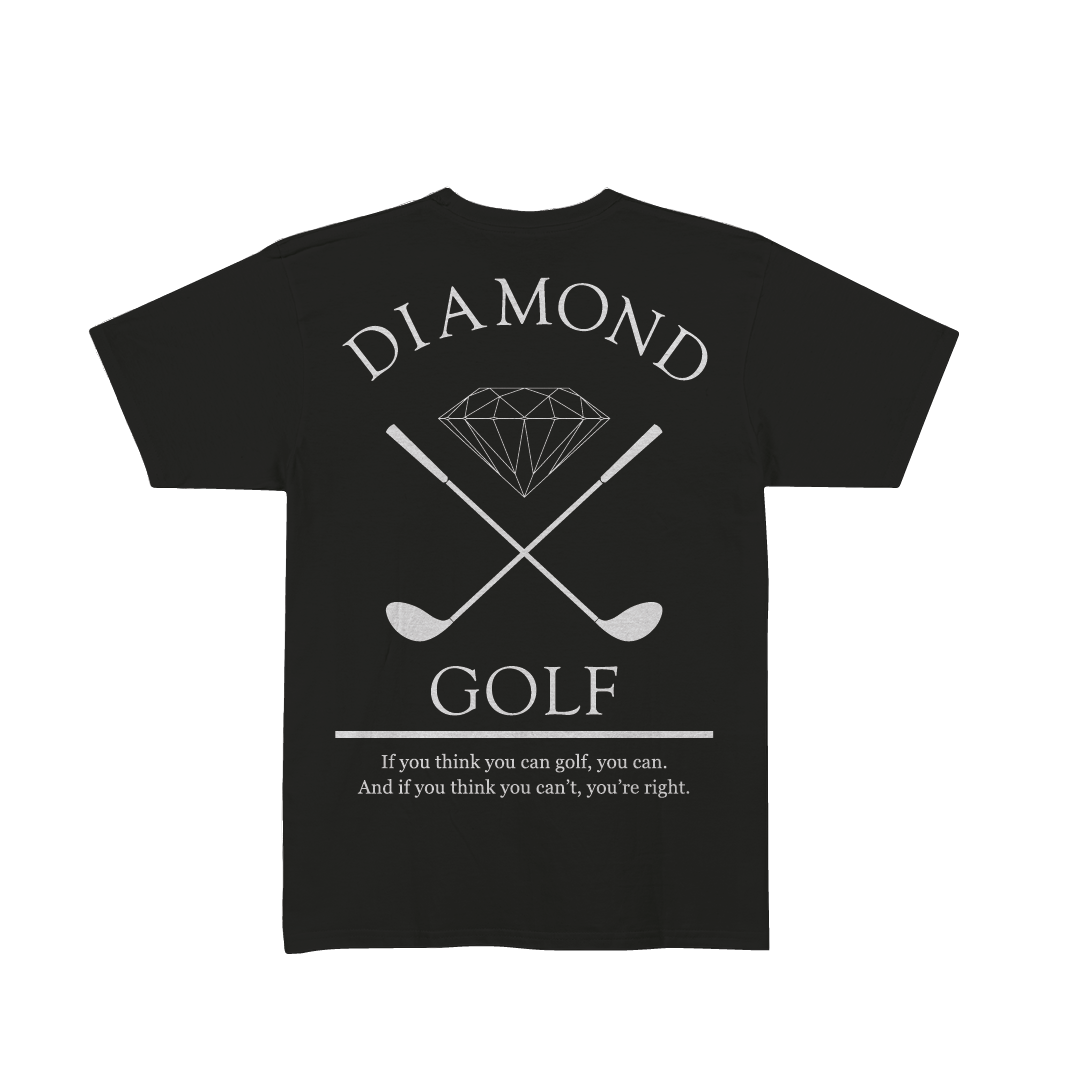Camiseta Diamond  - Golf Tee - Black