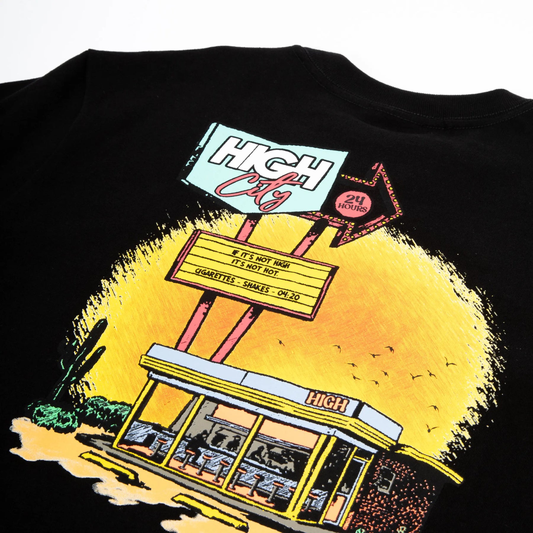 Camiseta High - Cafeteria - Black