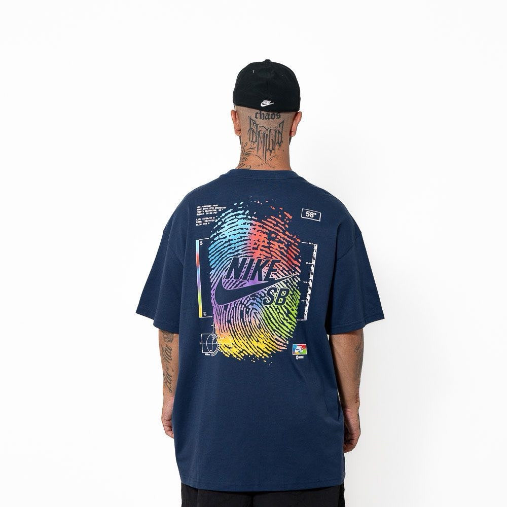 Camiseta Nike SB - OC Thumbprint - Blue