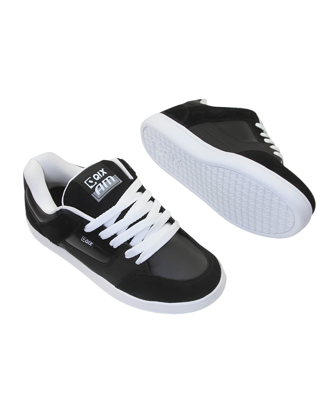 Tênis Qix - AM Skate Confort - Preto/Branco