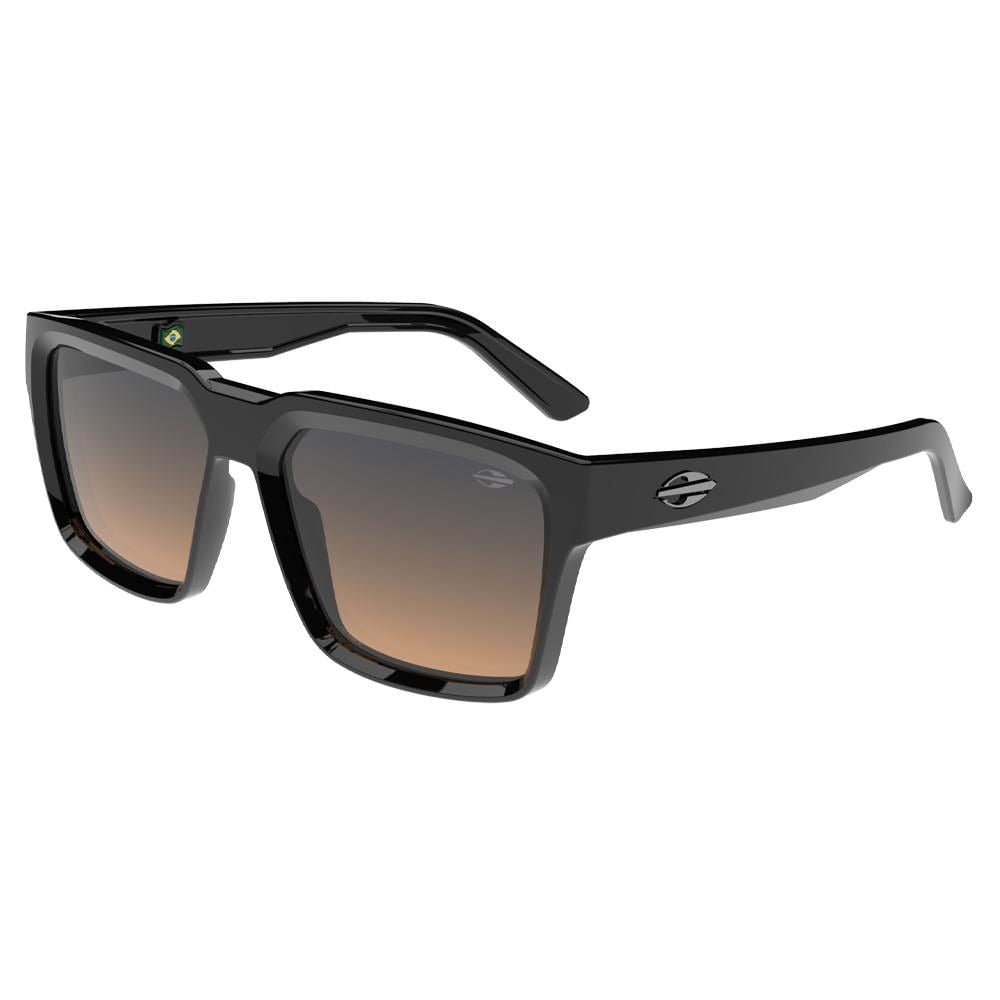 Óculos de Sol Mormaii - Miami - Preto Brilhoso/Lente Laranja (11280)