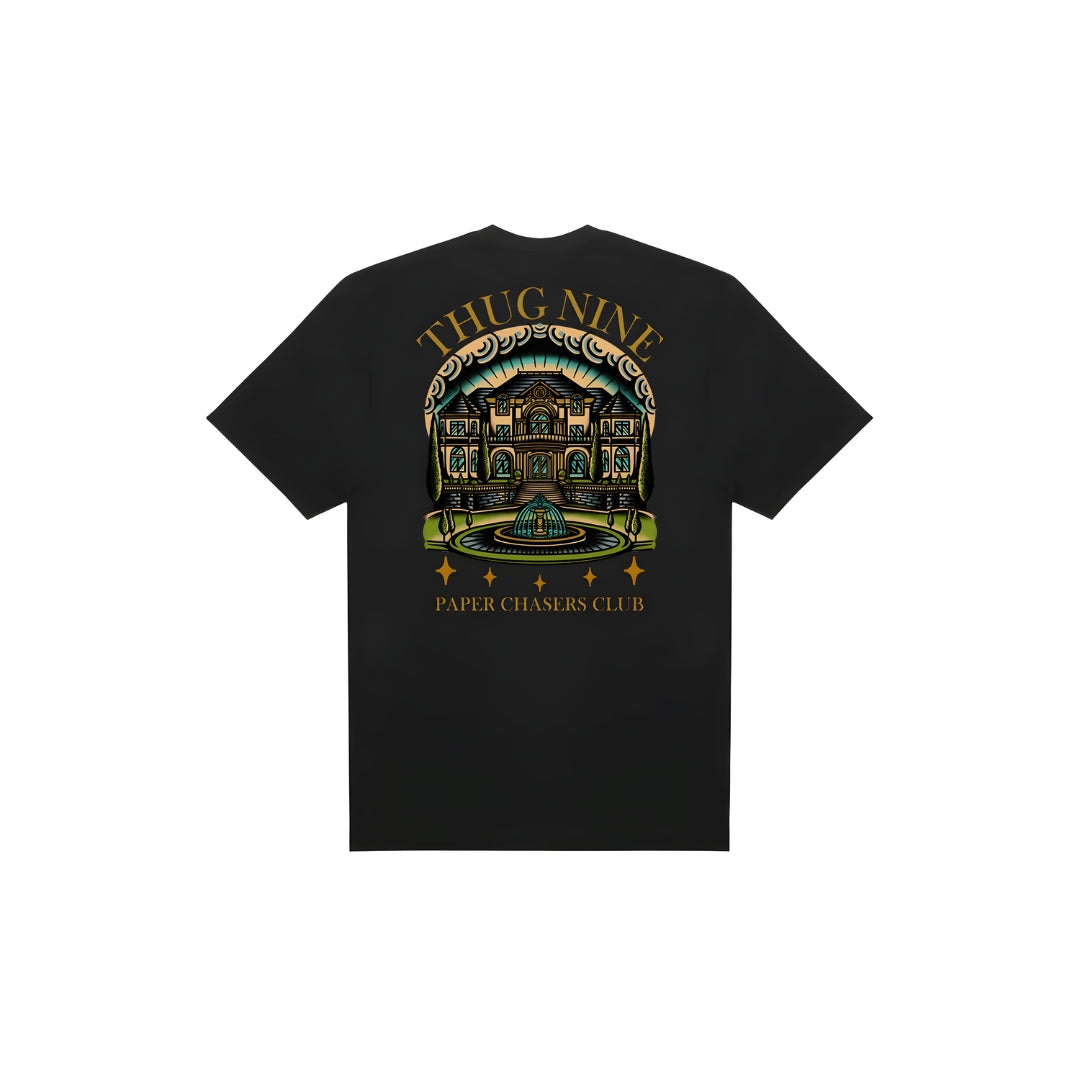 Camiseta Thug Nine - The Mansion - Black