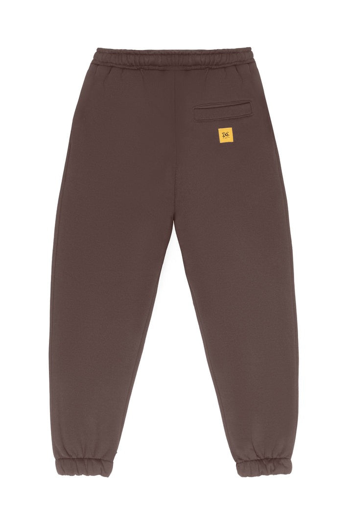 Calça Moletom Plano C - Sweat Pants Logo - Brown