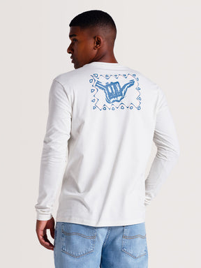 Camisa Hang Loose - Manga Longa - Wildguys - Off White