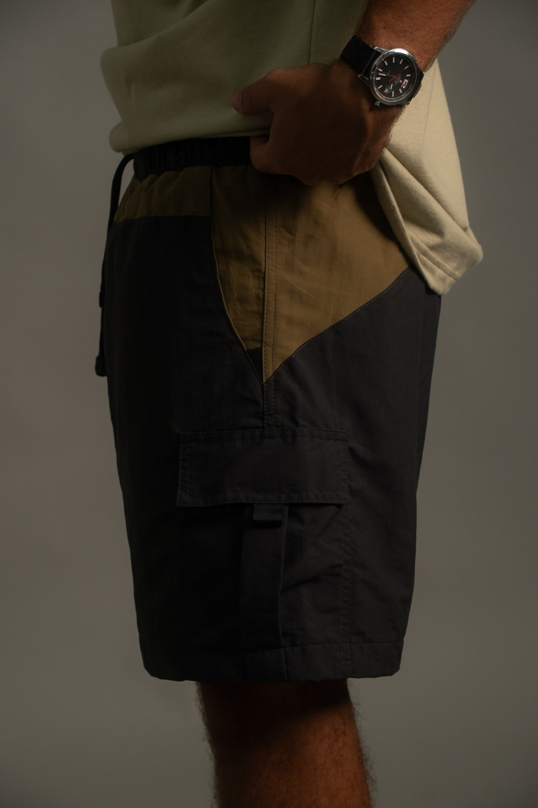 Short  Oodles - Area - Cinza